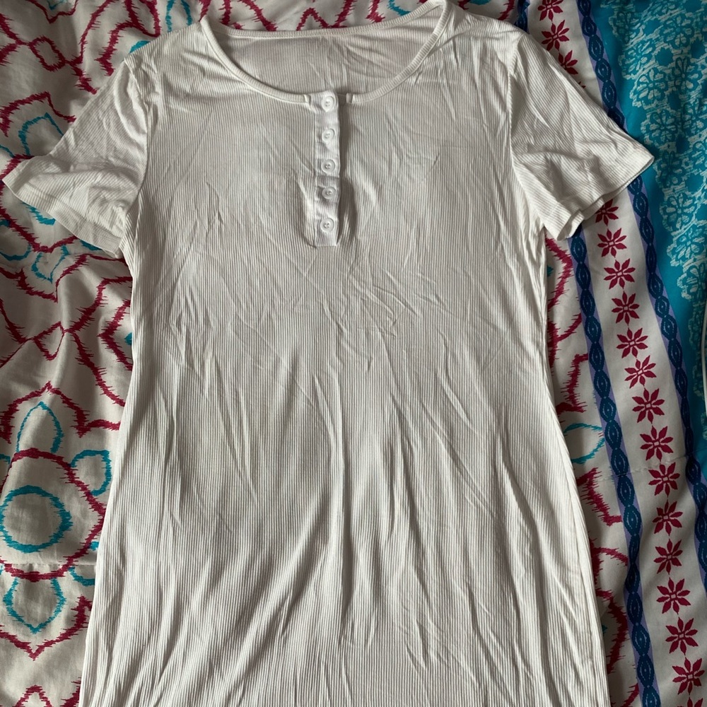 Women’s white bodycon mini dress